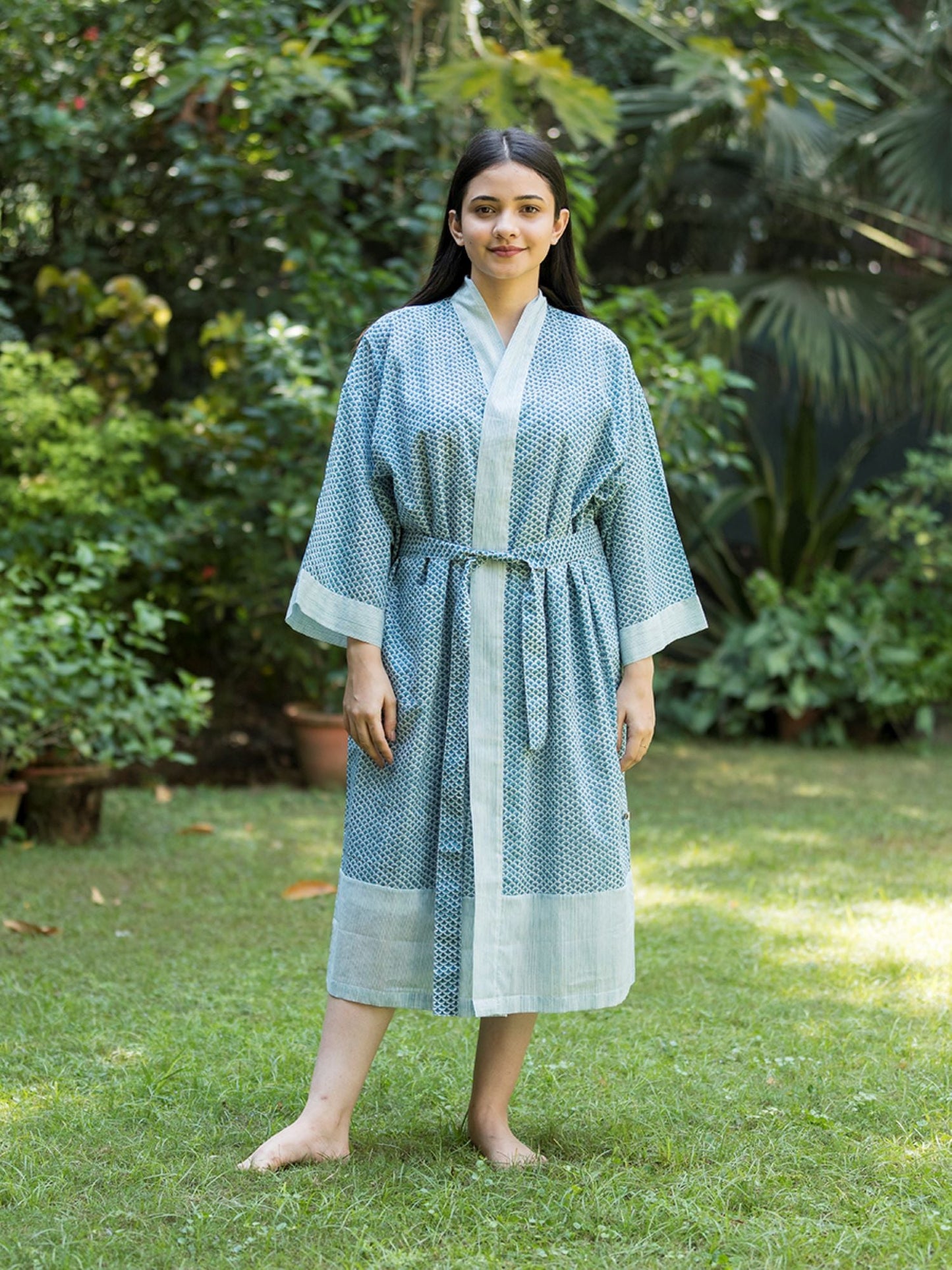 Kimono : Scales Blue