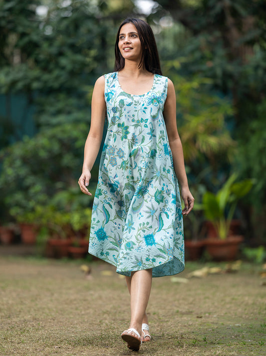 Ann Dress : Kerala Aqua