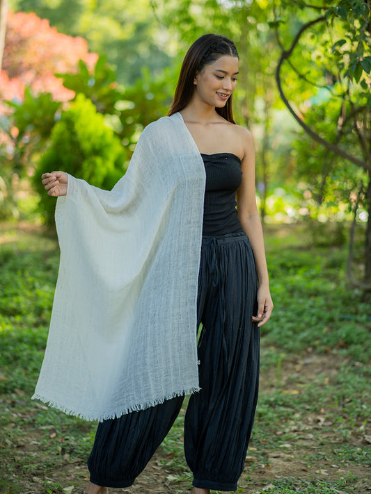 Linen Stole : Solid Natural