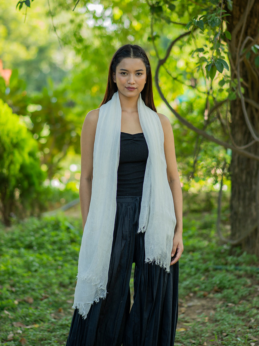 Linen Stole : Solid Natural