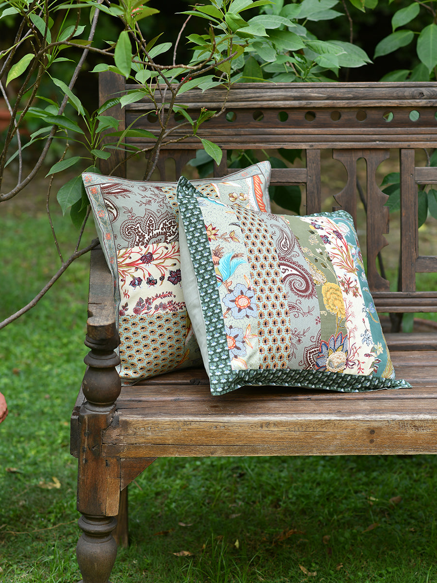 Cushion Cover Stripes : Ingrid Patchwork