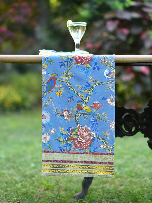 Table Runner : Bird Blue