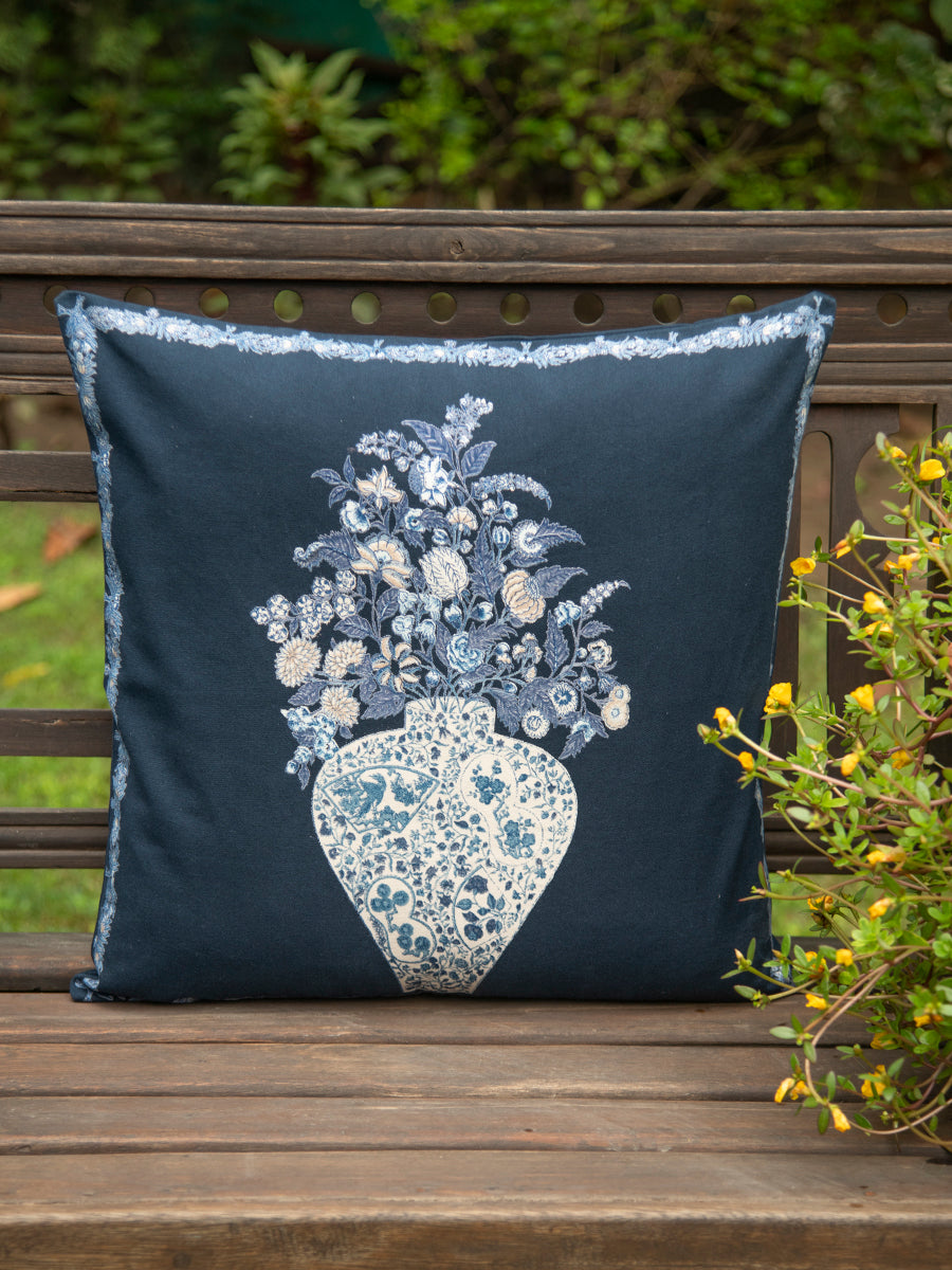 Cushion Cover : Tree Of Life Indigo