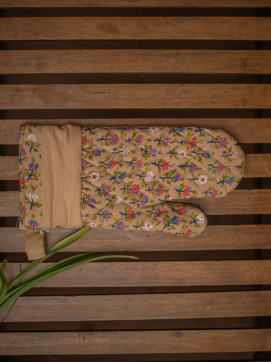 Canvas Oven Mitt : Eden Beige