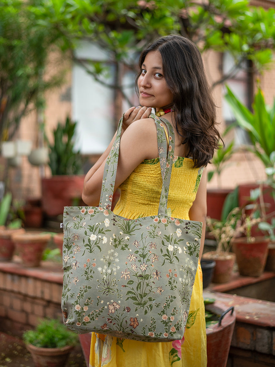 Canvas Tote : Garden Sage