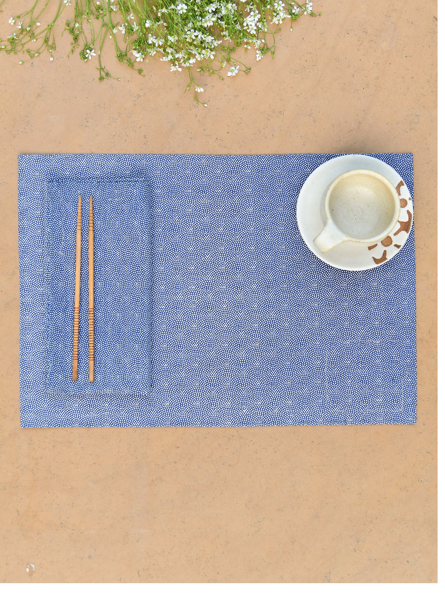 Reversible Mat : Boro Indigo