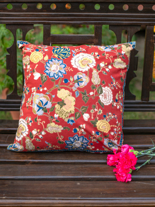 Cushion Cover : Malabar Rust