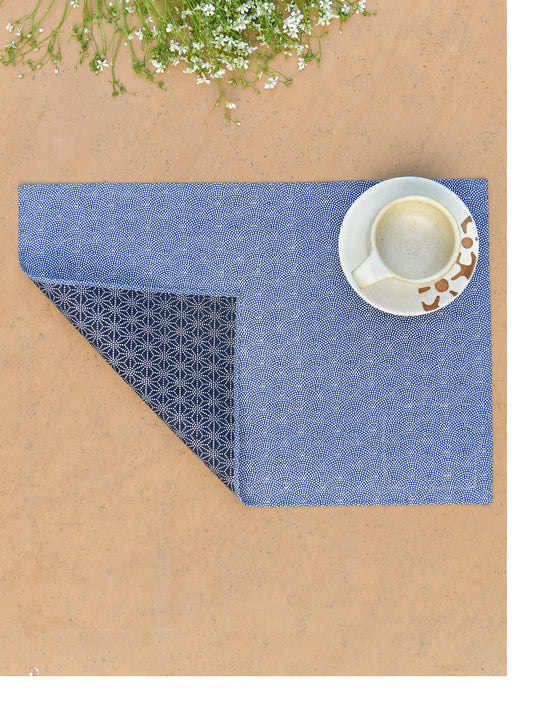 Reversible Mat : Boro Indigo