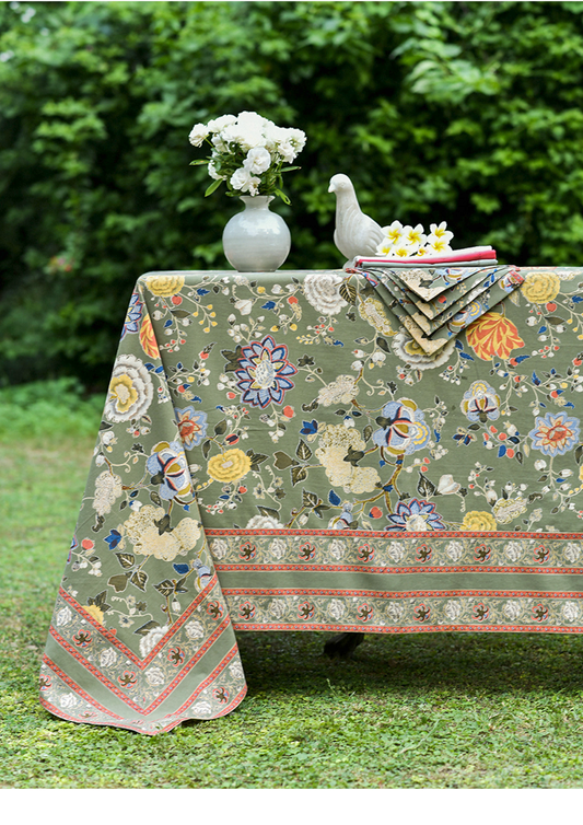 Table Cloth : Malabar Olive