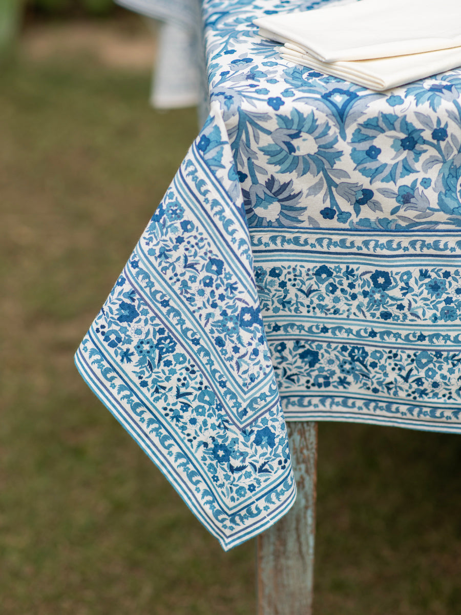 Table Cloth : Bellur Blue & White