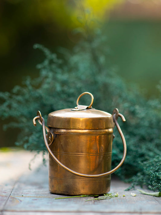 Storage Box Bharni : Brass