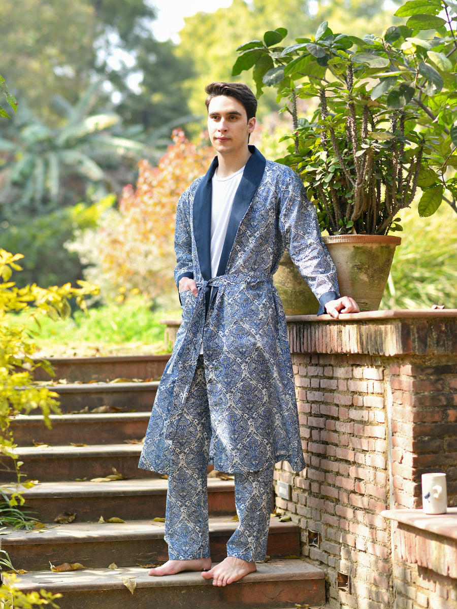 Men's Kimono : Cloisters White