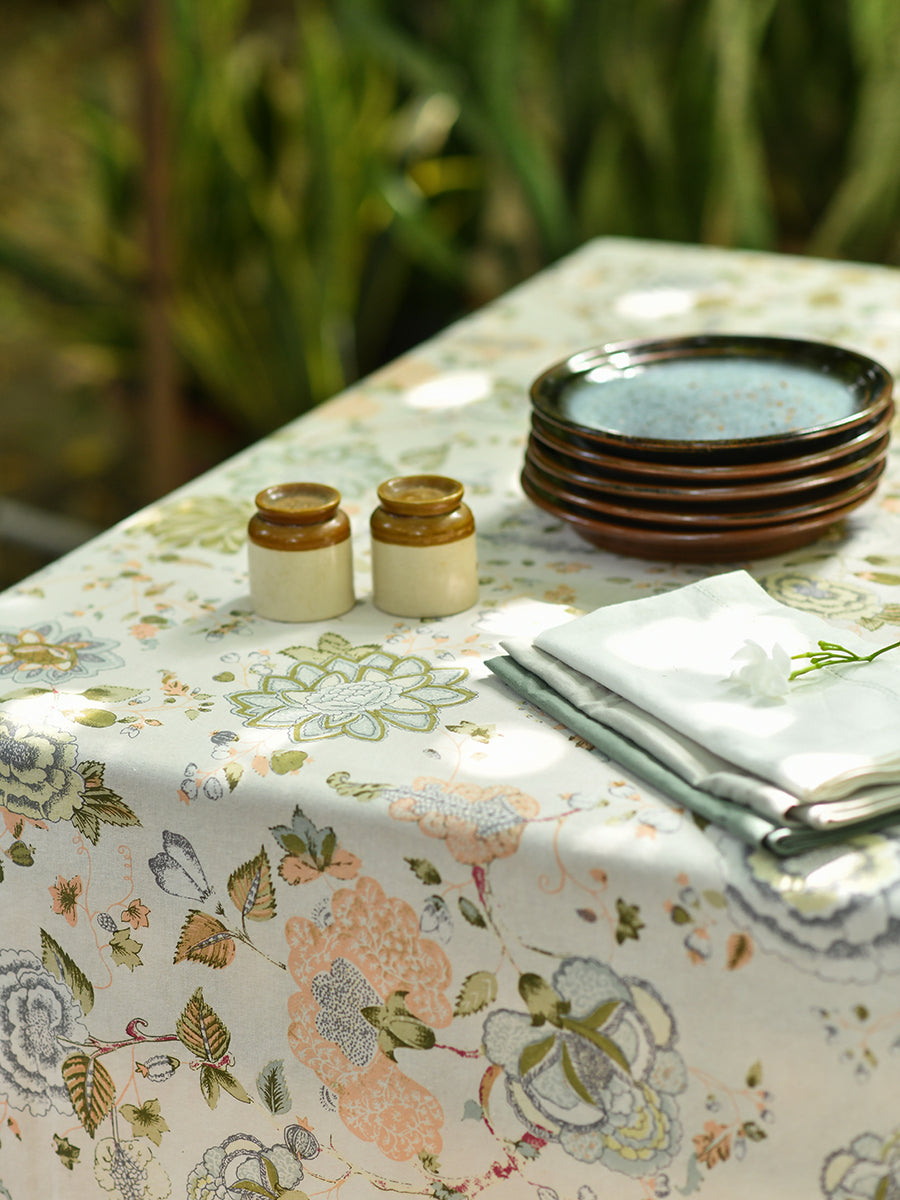 Table Cloth X-brdr : Malabar Brique Od