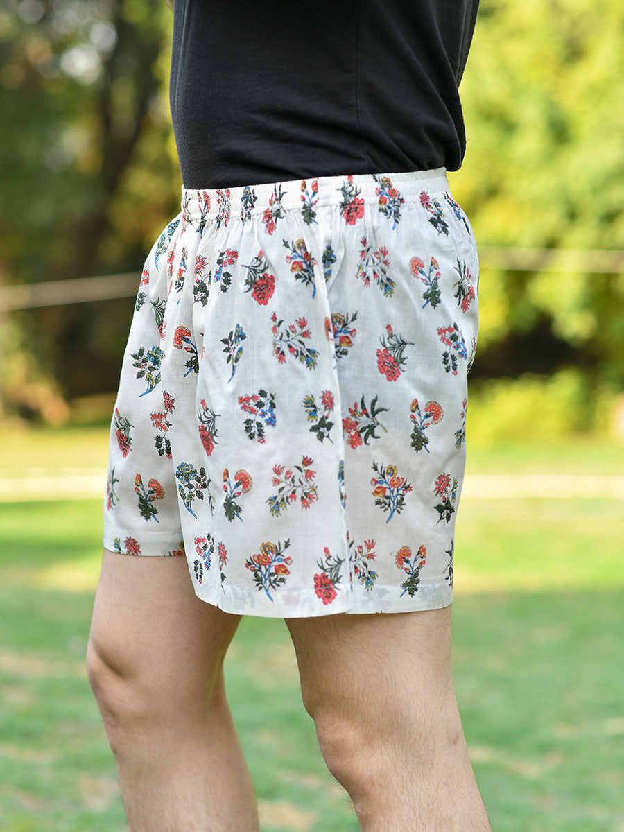 Boxer Shorts : Toile White