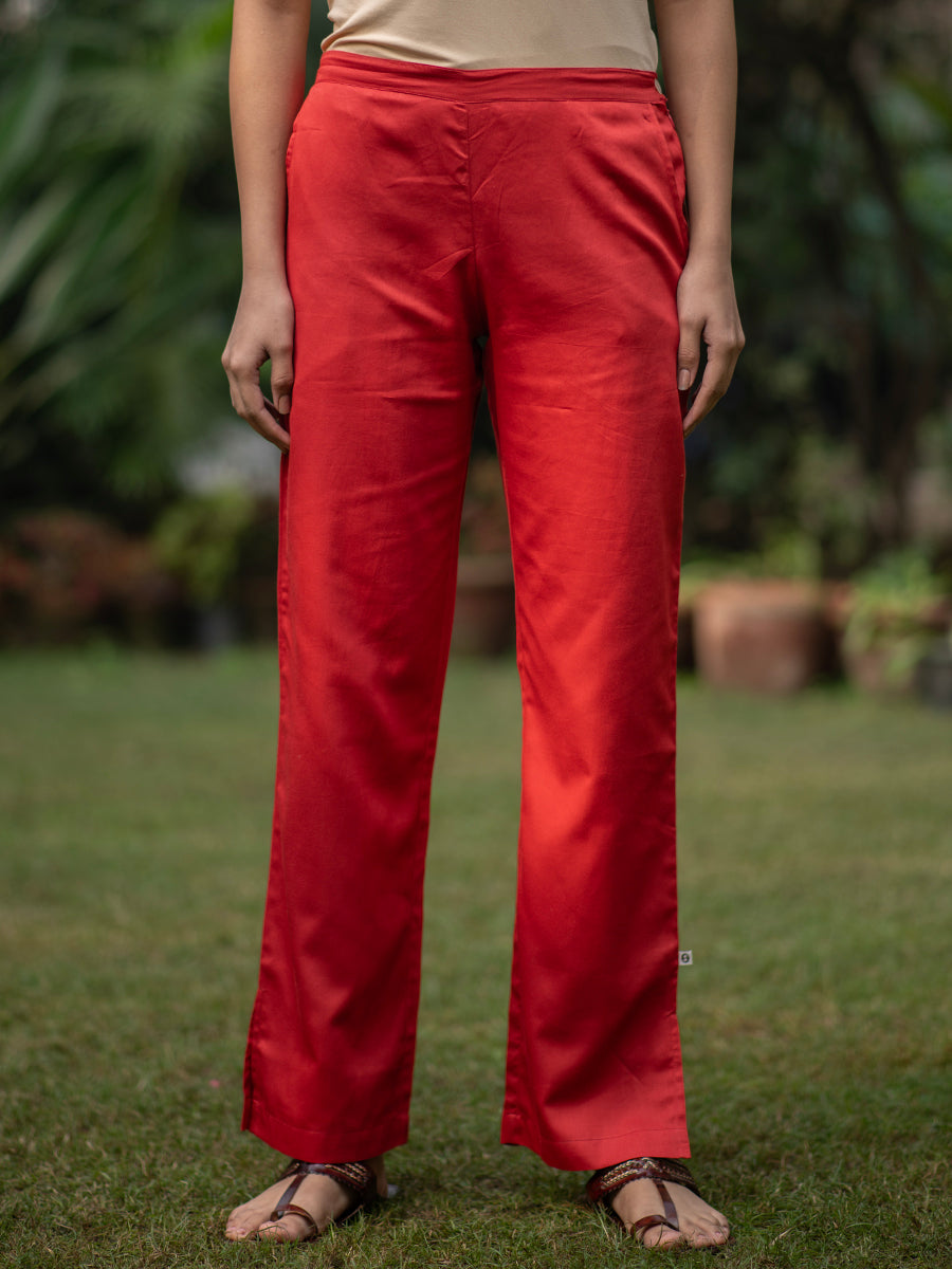 Slim Pant : Red