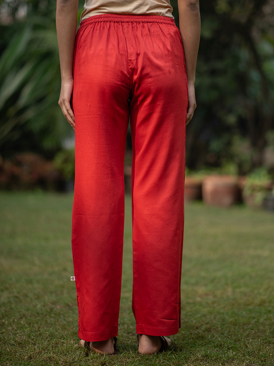 Slim Pant : Red