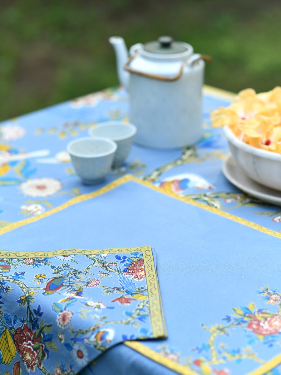 Table Cloth : Bird Blue