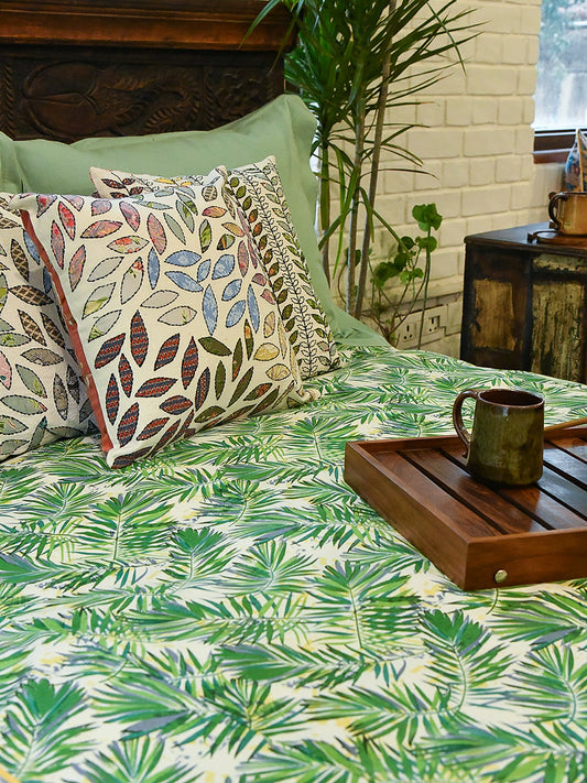 Bed Cover : Frond Natural