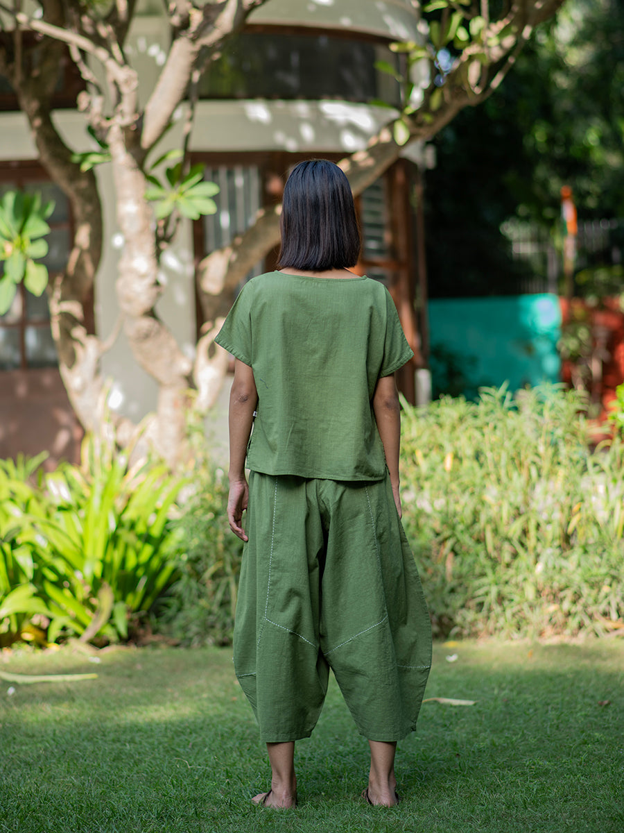 Square Top : Nisha Olive