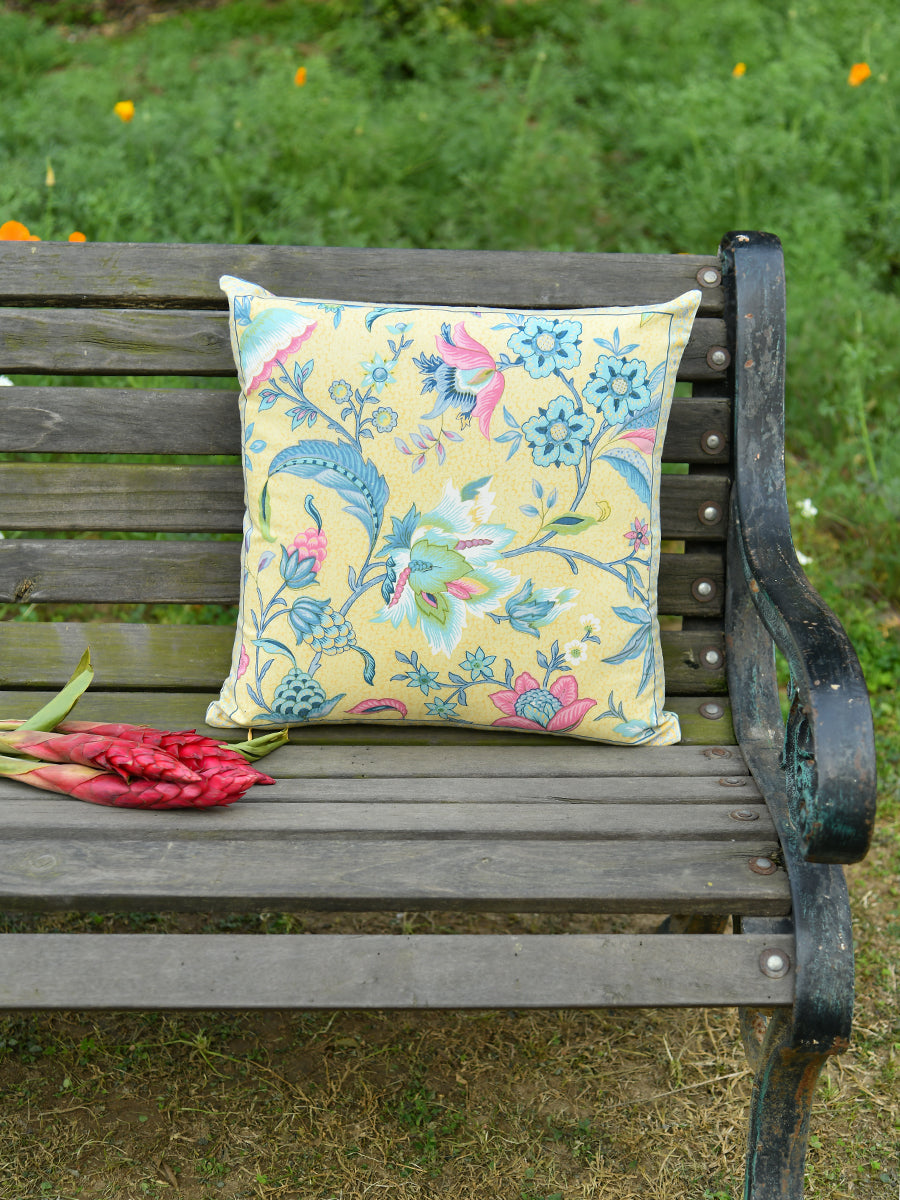 Cushion Cover Reversible : Kerala Butter