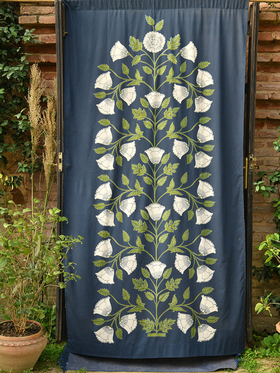 Voile Curtain : Nargis Navy