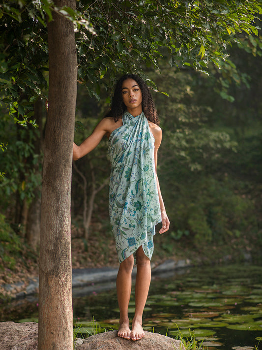 Sarong : Kerala Aqua