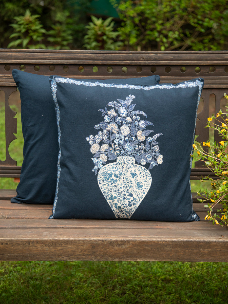 Cushion Cover : Tree Of Life Indigo