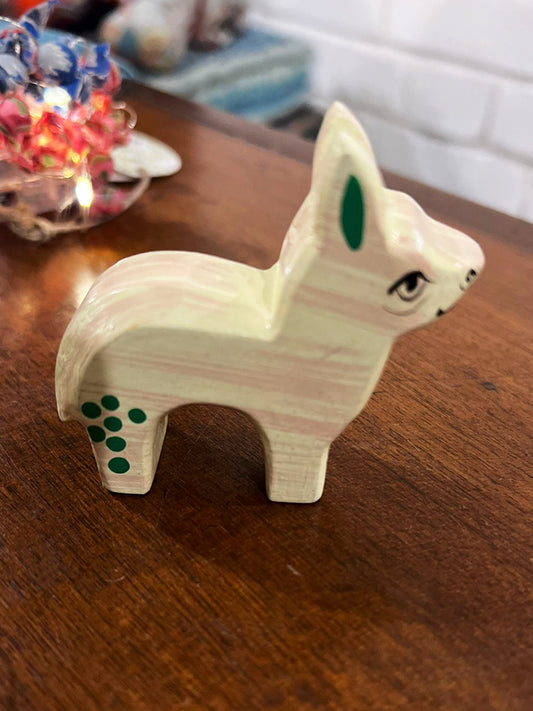 Wooden Hand Painted Animal : Fox